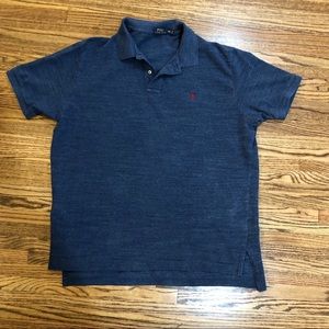 Heathered Blue SS Polo